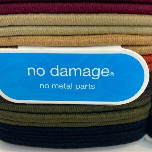 Scunci Hair Ties Ponytail Elastics No Metal Fall Warm Colors Red Tan - Picture 5 of 13